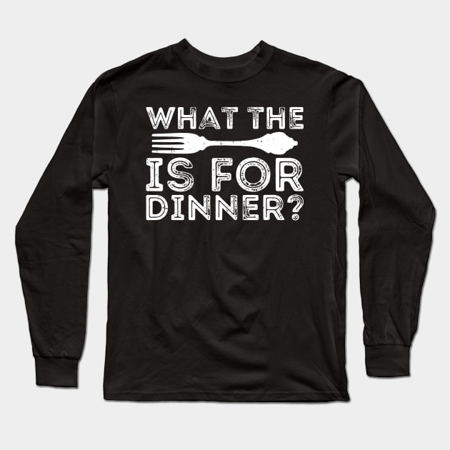 what the fork is for dinner Long Sleeve T-Shirt by Gaming champion